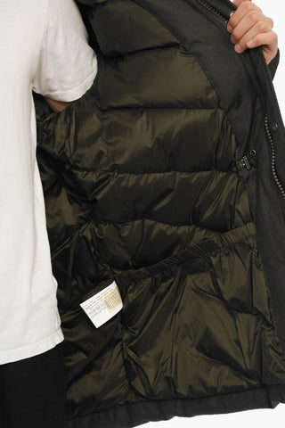 Virgin Wool and SilkTwill Down Jacket