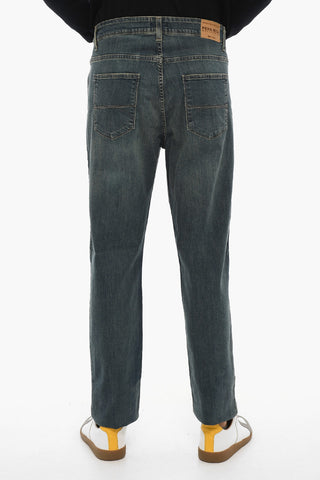 PENN-RICH Regular Waist Stretch Denim Jeans 19cm