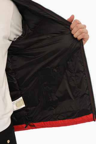 Solid Color SIERRA Down Jacket with Hood and Zip Closure