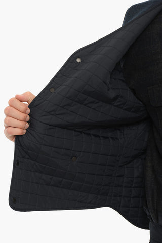 Buffalo Checked Padded RAIL ROAD Vest with Double Breast Pocket