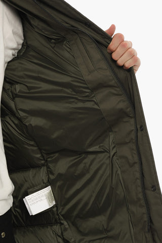 Cotton POCONO MOUNTAIN  Down Jacket with 4-Pockets and Hood