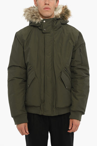PENN-RICH Padded Jacket with Hidden Closure and Pocket on the Sleeve