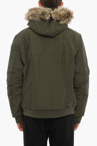 PENN-RICH Padded Jacket with Hidden Closure and Pocket on the Sleeve