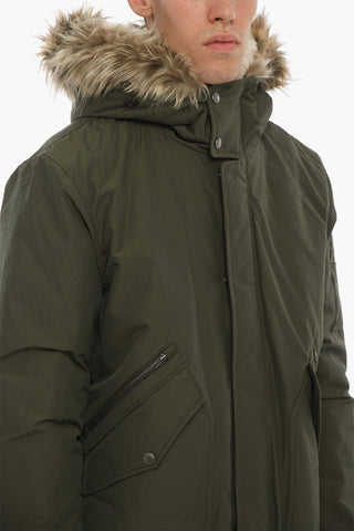 PENN-RICH Padded Jacket with Hidden Closure and Pocket on the Sleeve