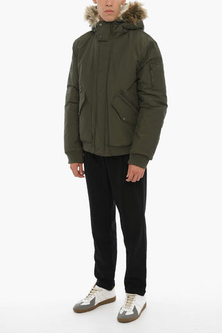 PENN-RICH Padded Jacket with Hidden Closure and Pocket on the Sleeve