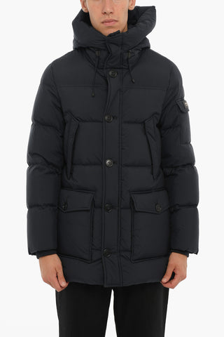 THE TETON Solid Color SIERRA SUPREME Utility Down Jacket with Hood