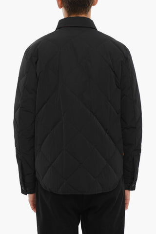Reversible Down Jacket with Snap Buttons