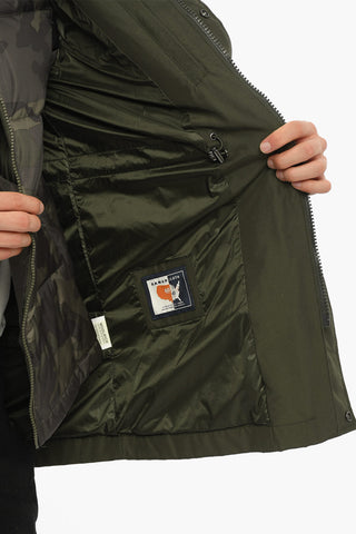 2 in 1 Jacket with Removable Camouflage Down Jacket
