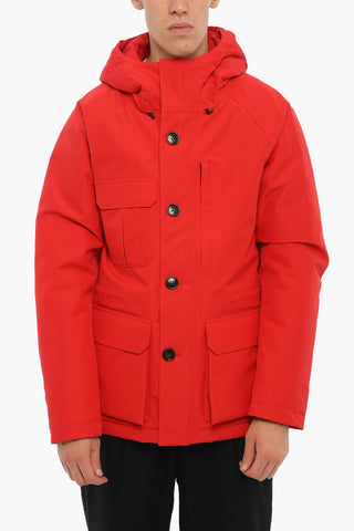 Contrasting Buttons GTX MOUNTAIN Utility Down Jacket