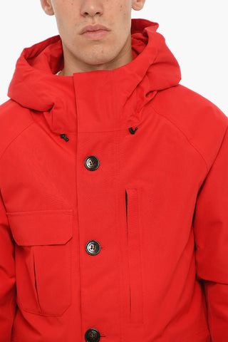 Piumino GTX MOUNTAIN Utility con Bottoni a Contrasto