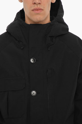 Solid Color GTX MOUNTAIN Down Jacket with Hood