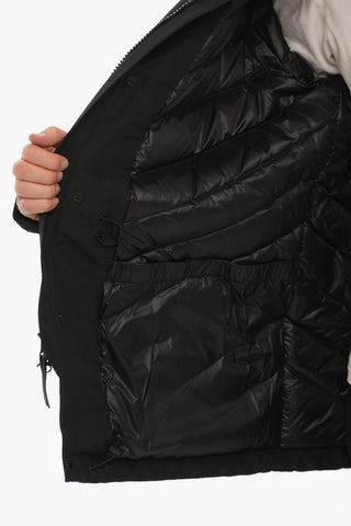 Solid Color GTX MOUNTAIN Down Jacket with Hood