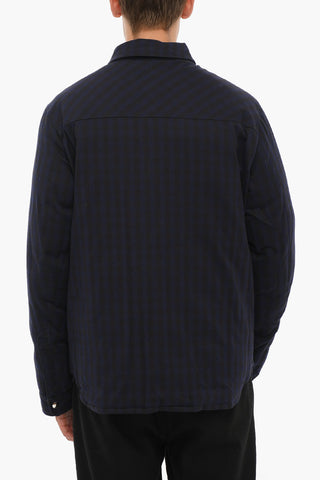 Reversible Down Jacket with Snap Buttons