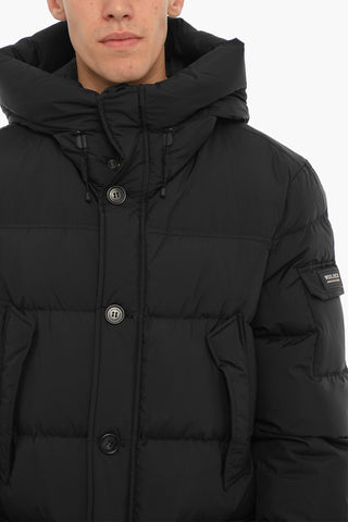 Solid Color SIERRA SUPREME Down Jacket with Pocket on the sleeve