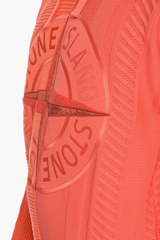 Cotton-knitted Hoodie with Embroidered Logo