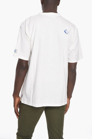ADER ERROR T-shirt Girocollo con Ricamo Logo in Rilievo