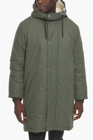 Padded HECTOR Parka with Faux-fur Hood