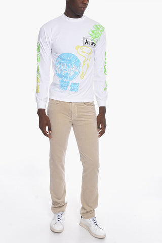 Printed Long Sleeve UNISEX Crew-neck T-Shirt