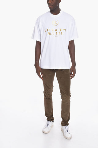 Lamè Print GREEK Cotton T-Shirt