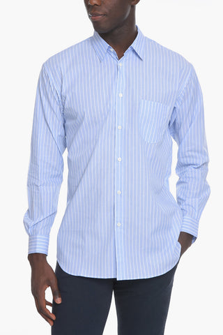 SHIRT Camicia in Cotone a Righe Balanced con Taschino