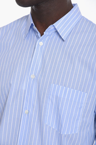 SHIRT Camicia in Cotone a Righe Balanced con Taschino