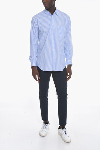 SHIRT Camicia in Cotone a Righe Balanced con Taschino