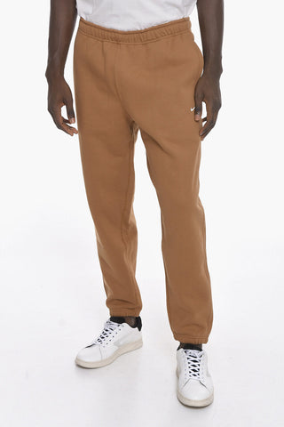 Solid Color Joggers with Fleeced Inner