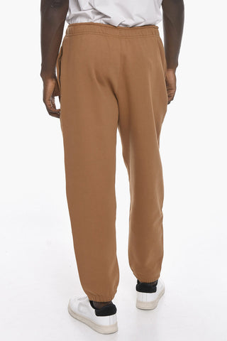 Solid Color Joggers with Fleeced Inner