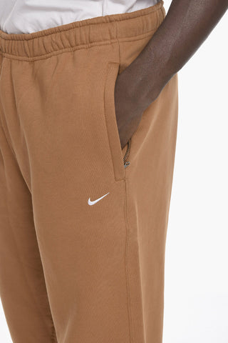 Solid Color Joggers with Fleeced Inner