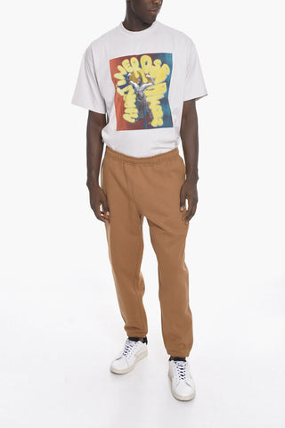 Solid Color Joggers with Fleeced Inner
