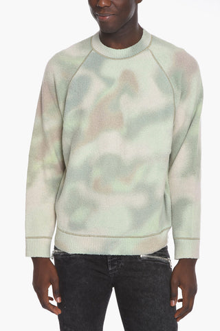 Maglia girocollo con Stampa Tye-dye