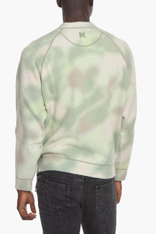 Maglia girocollo con Stampa Tye-dye