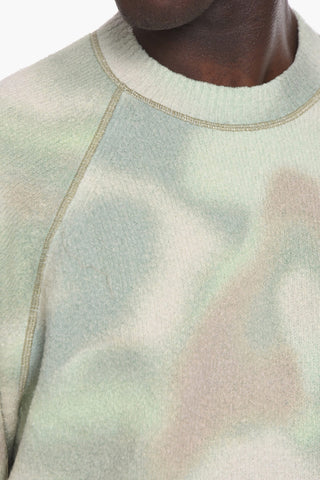 Maglia girocollo con Stampa Tye-dye