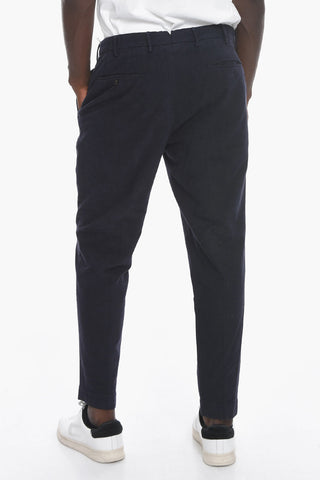 Districk Checked Single Pleat Pants