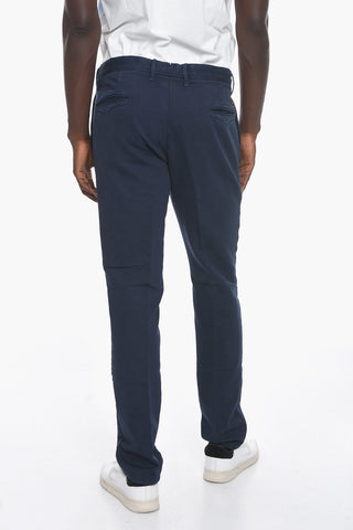 Pantaloni Chino Slim Fit con Passanti Cintura
