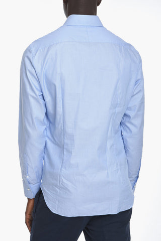 Spread Collar Cotton Shirt
