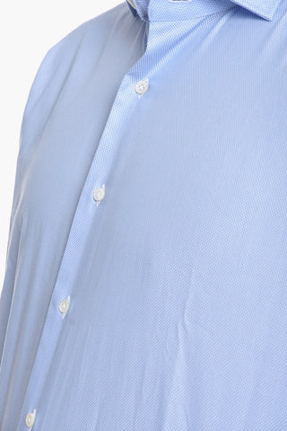 Spread Collar Cotton Shirt