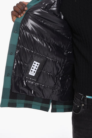 HIROSHI FUJIWARA Cotton-flanned Over Shirt with Down Lining
