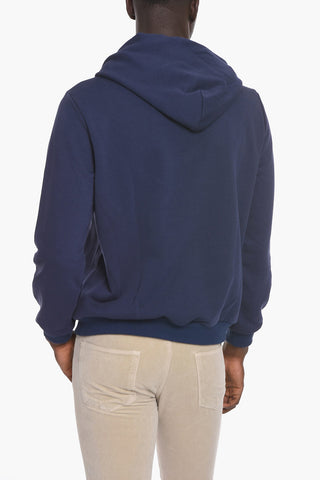 Cotton Hoodie with Maxi Embroidery patch