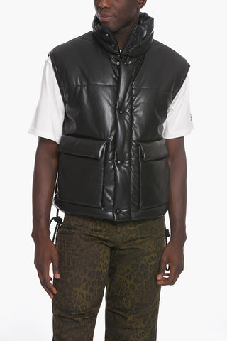 Eco-leather JOVAN Padded Vest