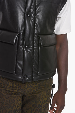 Eco-leather JOVAN Padded Vest