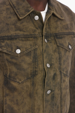 Giubbotto in Denim VUSKIN con Tasche Utility