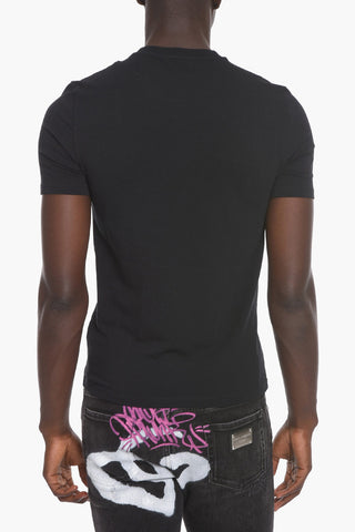 SMILEY Crew Neck T-Shirt with Printed Logo