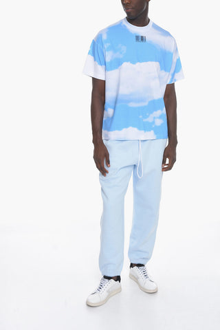 Crew Neck CLOUD Cotton T-Shirt