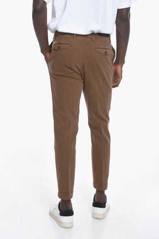 Pantaloni a Vita Bassa a Righe Airline
