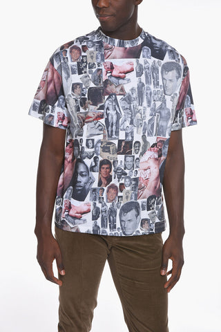 TOM OF FINLAND All-Over Printed Crew-neck T-Shirt