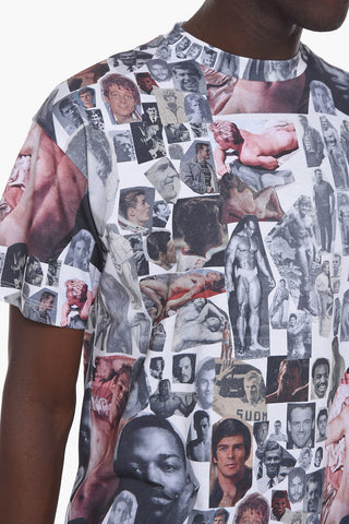 TOM OF FINLAND All-Over Printed Crew-neck T-Shirt
