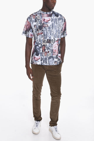 TOM OF FINLAND All-Over Printed Crew-neck T-Shirt