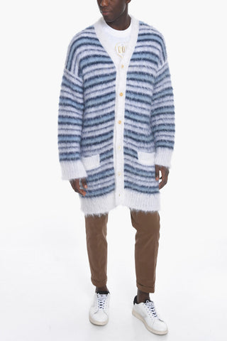 Striped ICONIC GROOVY Longline Cardigan
