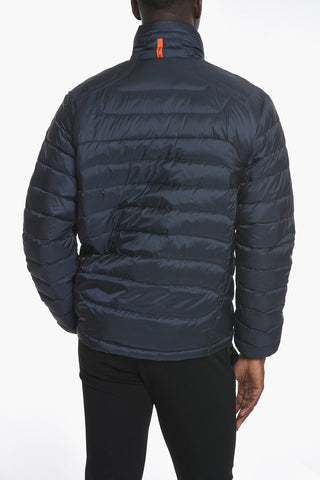 Bomber a Collo Alto con Stampa Logo